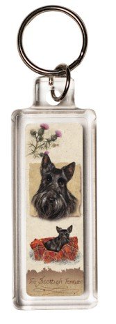 Scottish Terrier Dogs Scottie dog Keyring Pollyanna Pickering