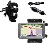 Garmin Nuvi 850 Auto Vent Holder with Car Charger - Uses Gomadic TipExchange