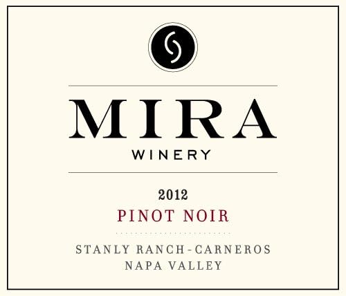 2012 Mira Winery Stanly Ranch Vineyard Carneros Pinot Noir 750 mL