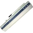 Super-Capacity Li-ion Battery For Acer Aspire One Series replace UM08A73 Laptop Notebook Main Battery [ 7200mAh 9 cells White ]