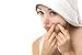 Pimple , Spot on Beauty Woman Face - 24W x 16H - Peel and Stick Wall Decal by Wallmonkeys