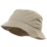 Kid's Washed Bucket Hat-stone W19S21F