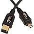AmazonBasics IEEE 1394 4-Pin to 6-Pin FireWire Cable - 6 feet (1.8 Meters)