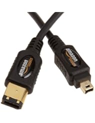 CE: AmazonBasics IEEE 1394 4-Pin to 6-Pin FireWire Cable - 6 feet (1.8 Meters) - AmazonBasics