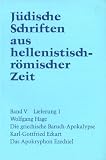 J&uuml;dische Schriften aus  hellenistisch-r&ouml;mischer Zeit (JSHRZ): Die griechische Baruch-Apokalypse - Das Apokryphon Ezechiel: 1 - Wolfgang Hage, Karl-Gottfried Eckart