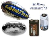 Mach Airship Accessory Bundle Incl Goodyear Blimp & Saucer Balloons, 3V & 9V Battery
