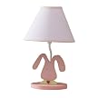 Sumersault Fun Faces Lamp with Shade- Pink