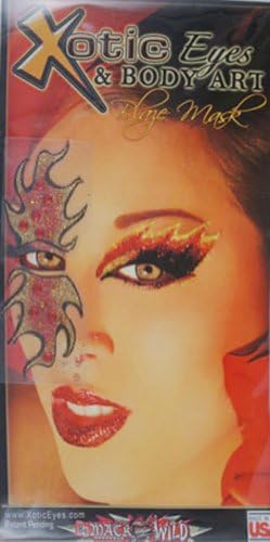 Xotic Eyes Blaze Half Mask Glitter Professional Eye Make up Costume Accessory