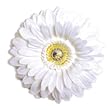 Locker Lookz White Jeweled Flower Magnet