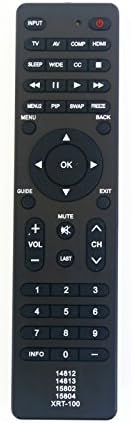 Philip Shaw Vizio Universal TV Remote for Almost All Vizio LED LCD Smart E Series TV, Sub XRT112 XRT100 XRT010 VR1 VR2 VR10 VR15 etc