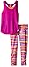 New Balance Girls' Little Solid Performance Tank Top and Athletic Tight Set