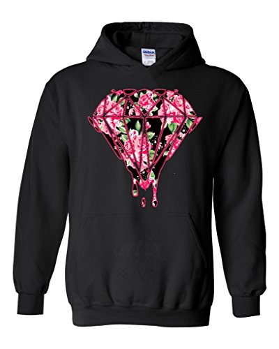 Artix Diamond in Flowers Unisex Hoodie Sweatshirts