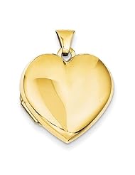 Family Heart Locket, 14K Yellow Gold