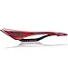 Codream Carbon Fiber 3K Glossy Light Weight Anatomic Relief MTB Mountain Bike Road Bicycle Saddle Seat (Red)