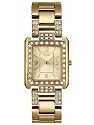 Timex - Exclusivité Amazon - T2N033PF - Collection Crystal - Quartz Analogique - Montre Femme - 66 Crystal de Swarovski - Boitier en Acier Couleur Doré - Bracelet en Acier Couleur Doré