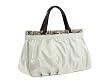 Furla Silene Shopper Leather Handbag Purse, Light Gray