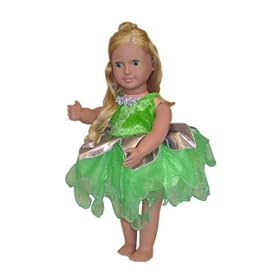 Tinkerbell Fairy Doll Dress by Little Adventures