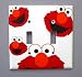 Sesame Street Elmo Double Switch Plate Switchplate