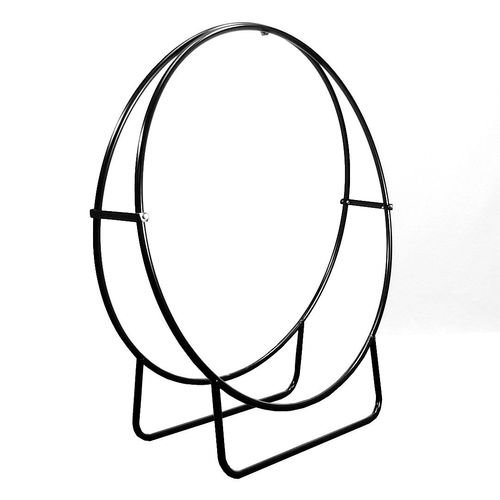 Sunnydaze Steel Firewood Log Hoop, 48-Inch Diameter