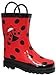 Little Girl's Red Ladybug Rain Boots Sizes - Toddler/Little Kids