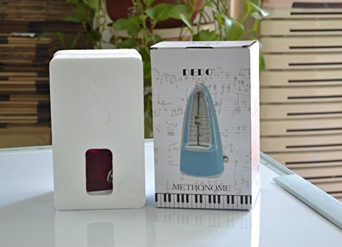 Liujie Metronome in Black for Piano, Guitar, Drums, Violin, Bass and Other Musical Instruments (blue)