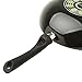 Ecolution Artistry Non-Stick Stir Fry Pan - Eco-Friendly PFOA Free Hydrolon® Non-Stick - Pure Heavy-Gauge Aluminum with a Soft Silicone Handle - Dishwasher Safe - Black - 11