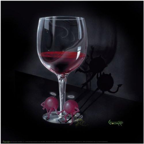 Michael Godard - He Devil, She Devil Red Wine NO LONGER IN PRINT - LAST ONES!!