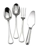 Couzon Stainless Steel Flatware Lyric 4 Piece Serving Set
