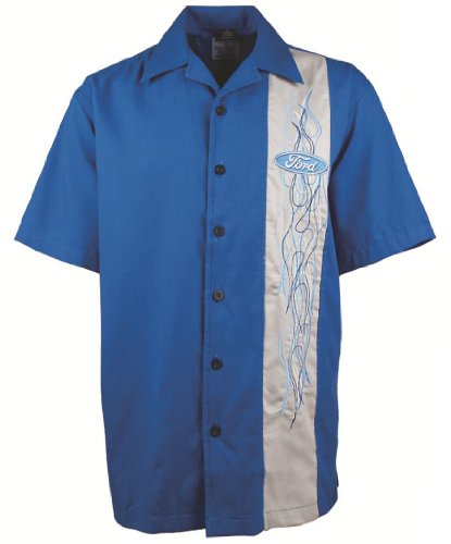 Ford Flames Classic Car Camp Club Shirt by David Carey