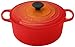 Le Creuset Signature Enameled Cast-Iron 5-1/2-Quart Round French (Dutch) Oven, Flame