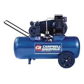 Campbell Hausfeld VT6271 26 Gallon ASME Oil Lubricated 240V Horizontal Air Compressor Sale