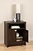 Espresso Series 9 Designer - 2 Door Tall Nightstand