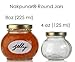 Nakpunar 12 pcs, 4 oz Round Glass Jars with Gold Lids - Jam, Honey, Wedding Favors, Shower Favors, Baby Foods, Canning, spices