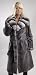 Blue Iris Mink Fur Coat w Genuine Chinchilla collar - Kopenhagen Platinum top quality - ALL SIZES AVAILABLE