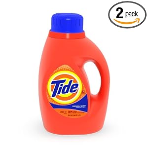 Tide Laundry Detergent, 50 Ounce (Pack of 2)