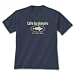 Life is Simple - Fish ~ Blue Dusk T-Shirt