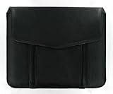 Leather Tablet Sleeve with Pouch for iPad / iPad 2 (Black)