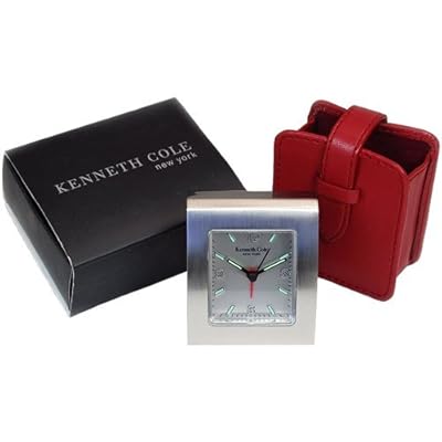 Kenneth Cole New York Silver Alarm Clock Gift For Her - Him