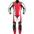 Alpinestars Monza Men's 1-Piece Leather On Road Motorcycle Race Suits - Red/White/Green