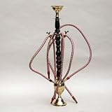 24 Brass Hookah Sisha 4 Hoses #BR1364