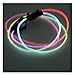 AGPtEK Multi-Color LED Light Up Waterproof Shoelaces, 3 Modes (On, Strobe & Flashing) 2 Feet Long, Battery Powered, One Pair