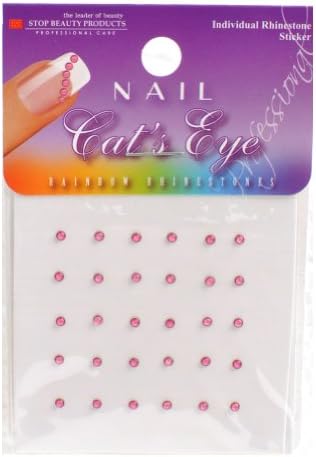 Stopnail Beauty Nail Art Sticker Set Art Nail Stickers Rhinestones Cat'S Eye 12 Packs in Different Designs