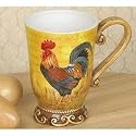 French Country Rooster Coffee Mug/Cup For Kitchen Decor