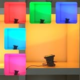 LED 10w Super Bright 16 Colors Changing Flood Light with Remote by Hitlights