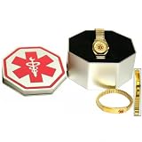 Medical Emergency ID Info Bracelet & Watch Jewelry