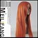 Coser Bleach INOUE ORIHIME Long 80 cm Orange Cosplay Party Costume wig