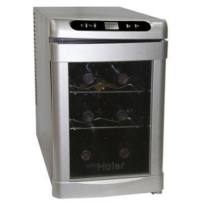 6 Bottle Wine Cooler - Silver