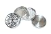 NEW LATEST 2010 DESIGN SHARPSTONE 2.5 Inch Wide MAGNETIC ALUMINUM HERB POLLEN GRINDER...