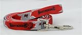 Tampa Bay Buccaneers NFL Pet Leash/Lead 6 Feet ( 3/4 Web) Medium