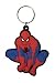Search : Spider-Man - 2D Rubber Keychain / Key Ring (Crouching) (Size: 2" x 2")